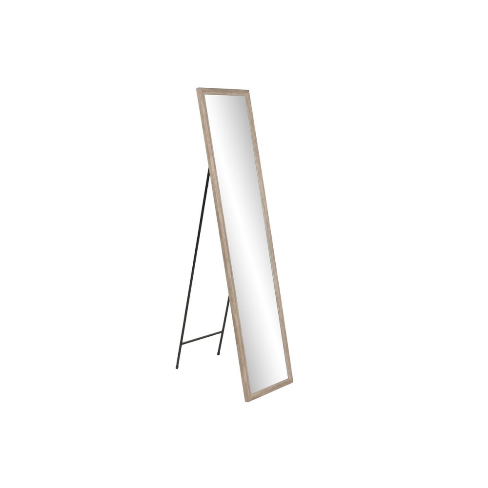 Miroir sur Pied Home ESPRIT Marron Beige Gris Verre polystyrène 35,5 x 40 x 156 cm (4 Unités)