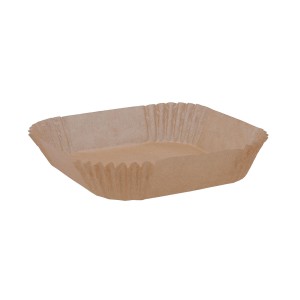 Fritteuse Korb Quid Naturalia Papier 20 x 4,5 cm 50 Stück