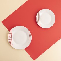 Tableware Quid Kansas Red Ceramic 18 Pieces