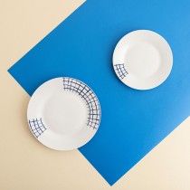 Geschirr Quid Kansas Blau aus Keramik 18 Stücke