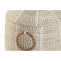 Set de basket Home ESPRIT Blanc Naturel Herbier marin (2 Pièces)