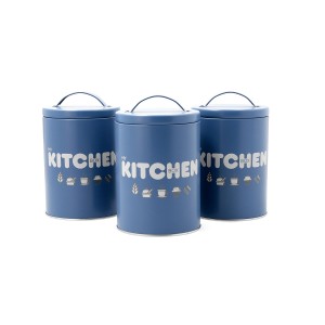 Set mit Kanistern Quid Baltic Blau 3 Stücke