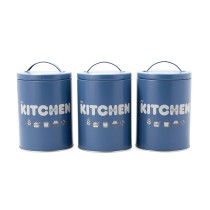 Set mit Kanistern Quid Baltic Blau 3 Stücke