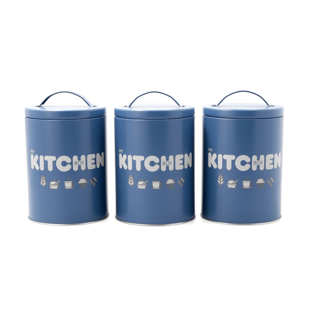 Set mit Kanistern Quid Baltic Blau 3 Stücke