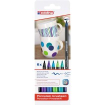 Felt-tip pens Edding 4200 Porcelain Multicolour (6 Units)