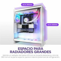 Boîtier ATX semi-tour NZXT H7 Flow RGB Midi Blanc