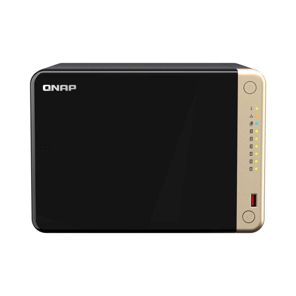 NAS-Netzwerk-Speicher Qnap TS-664 Schwarz