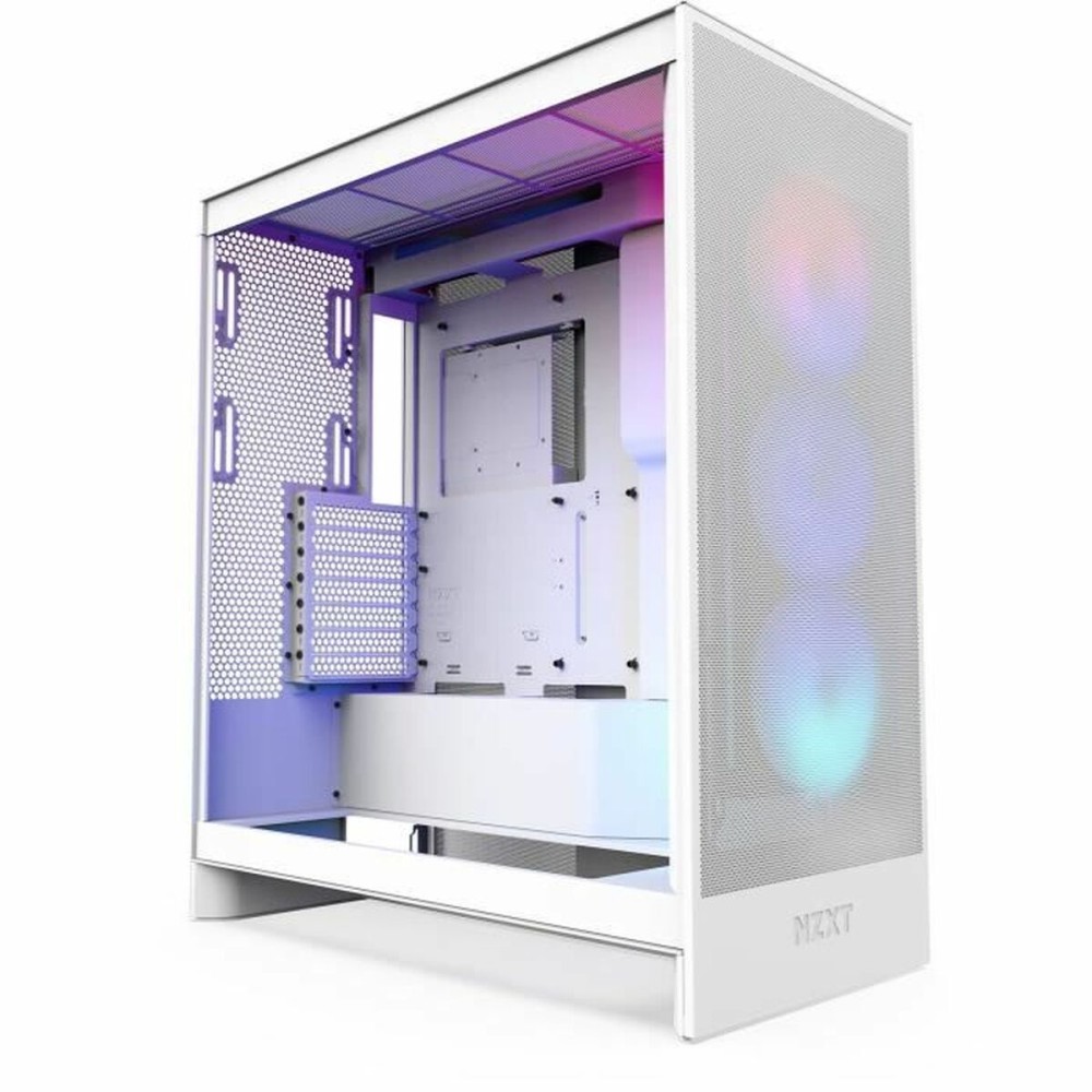 Boîtier ATX semi-tour NZXT H7 Flow RGB Midi Blanc