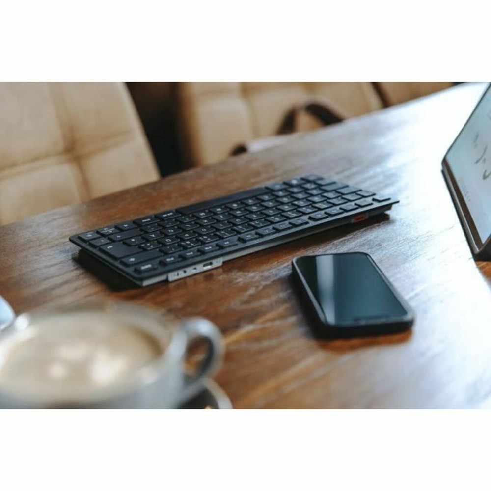 Clavier Cherry KW 9200 MINI Espagnol Qwerty Noir