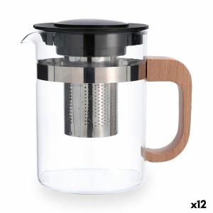 Teapot Quid Tubin Transparent Glass 800 ml (12 Units)