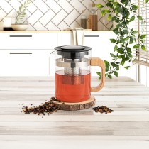 Teapot Quid Tubin Transparent Glass 800 ml (12 Units)