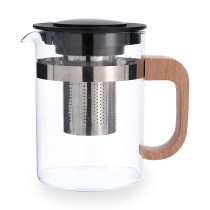 Théière Quid Tubin Transparent verre 800 ml (12 Unités)