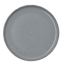 Flat Plate Quid Duna Grey Ceramic 26,5 x 2,8 cm (12 Units)