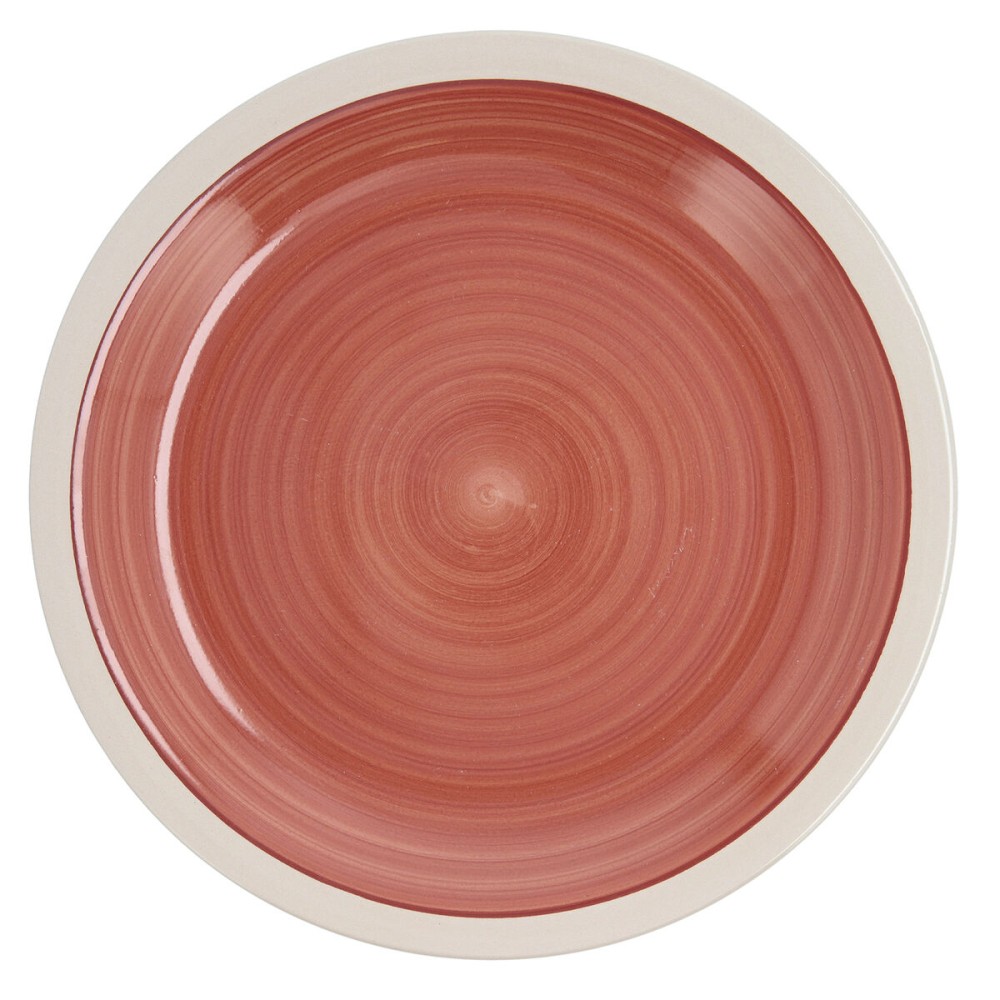 Flacher Teller Quid Calypso Terrakotta aus Keramik Ø 27 cm (12 Stück)