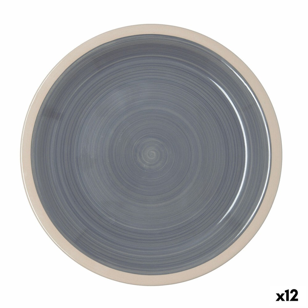 Flacher Teller Quid Baltic Beige aus Keramik Ø 27 cm (12 Stück)