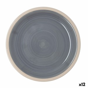 Flacher Teller Quid Baltic Beige aus Keramik Ø 27 cm (12 Stück)