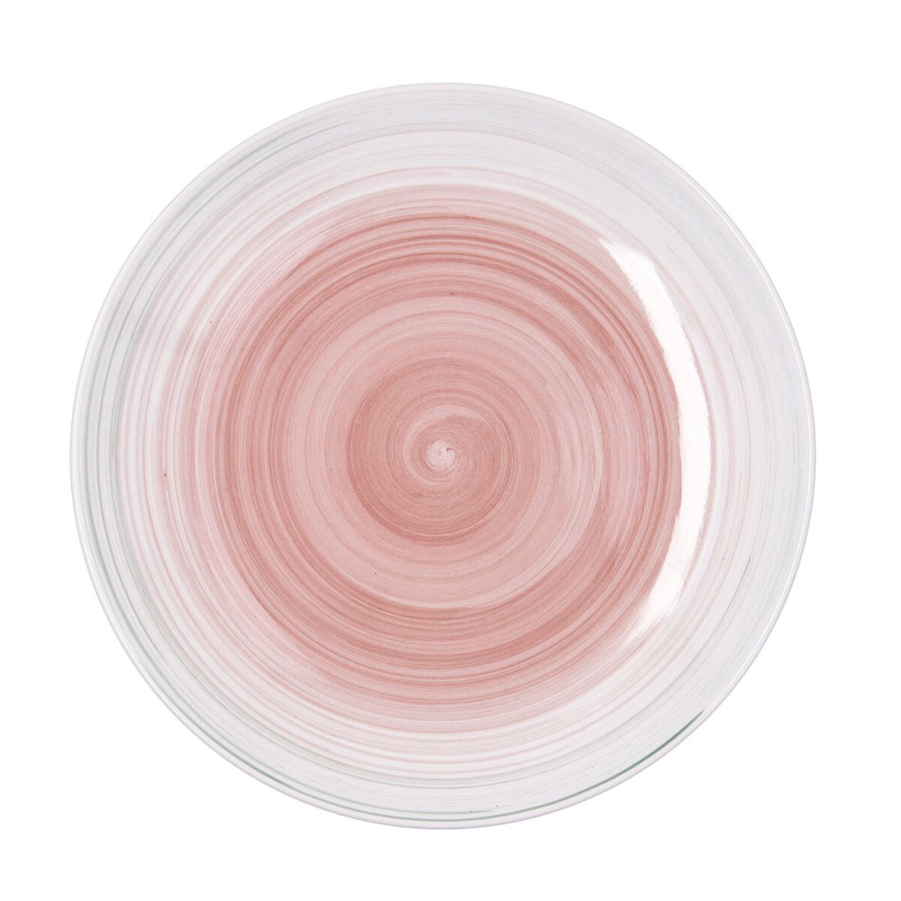 Flacher Teller Quid Velvet Rosa aus Keramik Ø 27 cm (12 Stück)