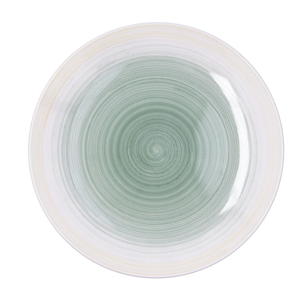 Assiette plate Quid Velvet Vert Céramique Ø 27 cm (12 Unités)