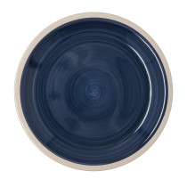 Flat Plate Quid Baltic Beige Ceramic Ø 27 cm (12 Units)