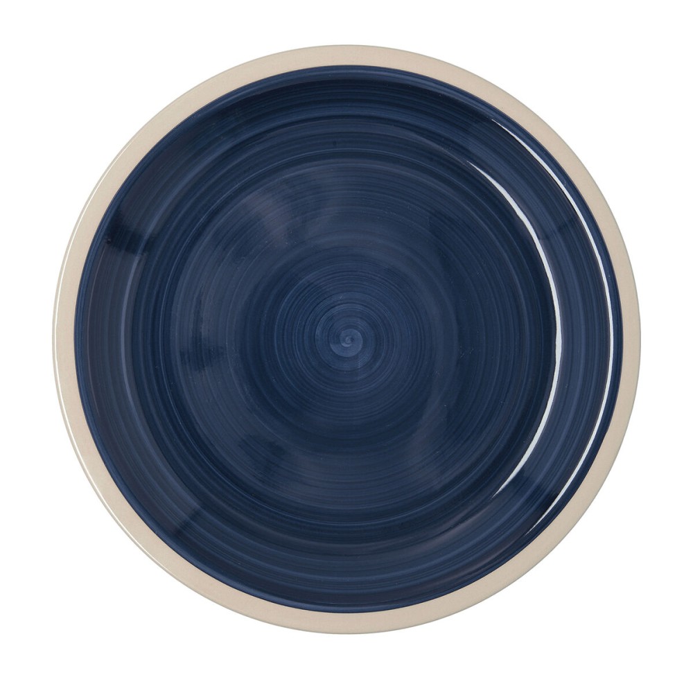 Flat Plate Quid Baltic Beige Ceramic Ø 27 cm (12 Units)