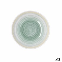 Suppenteller Quid Velvet Gelb aus Keramik Ø 21,5 cm (12 Stück)