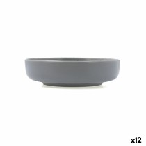 Suppenteller Quid Duna Grau aus Keramik 18,5 x 5,3 cm (12 Stück)