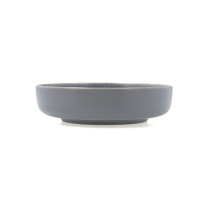 Assiette creuse Quid Duna Gris Céramique 18,5 x 5,3 cm (12 Unités)