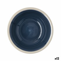 Deep Plate Quid Baltic Beige Ceramic Ø 21,5 cm (12 Units)