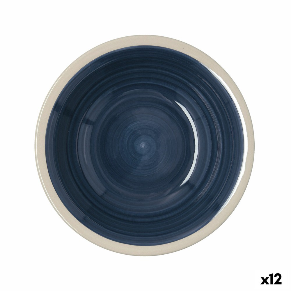 Deep Plate Quid Baltic Beige Ceramic Ø 21,5 cm (12 Units)