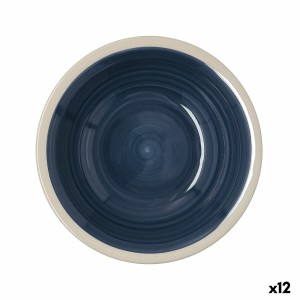 Deep Plate Quid Baltic Beige Ceramic Ø 21,5 cm (12 Units)