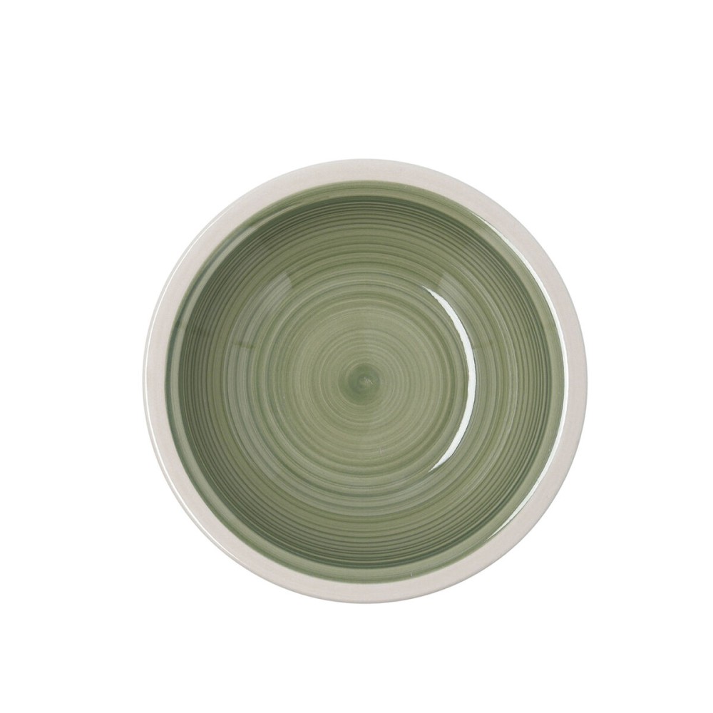 Assiette creuse Quid Calypso Vert Céramique Ø 21,5 cm (12 Unités)