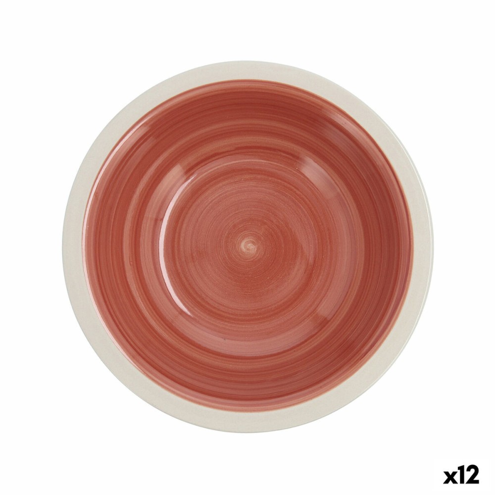 Suppenteller Quid Calypso Terrakotta aus Keramik Ø 21,5 cm (12 Stück)
