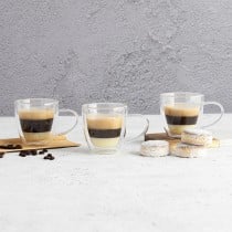 Tasse Kaffee und Tee Quid Serenia Durchsichtig Glas 150 ml (6 Stück)