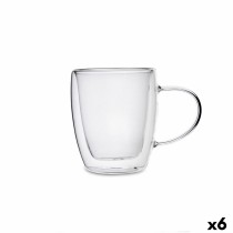 Tea and coffee cup Quid Serenia Transparent Glass 300 ml (6 Units)