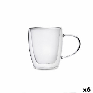 Tea and coffee cup Quid Serenia Transparent Glass 300 ml (6 Units)