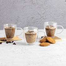 Tasse Kaffee und Tee Quid Serenia Durchsichtig Glas 300 ml (6 Stück)