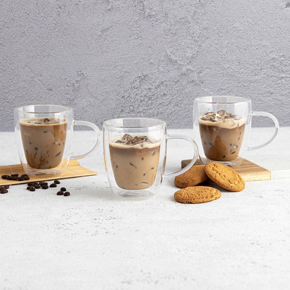 Tea and coffee cup Quid Serenia Transparent Glass 300 ml (6 Units)