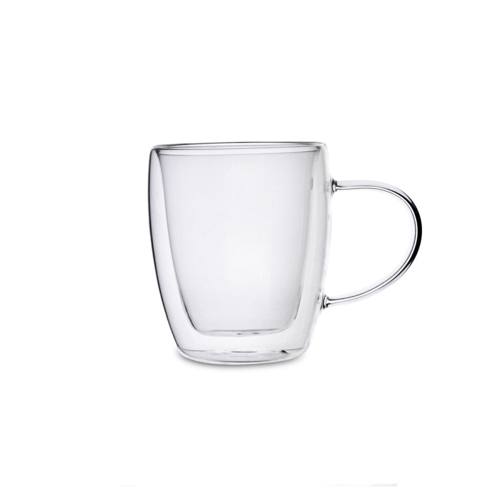Tea and coffee cup Quid Serenia Transparent Glass 300 ml (6 Units)