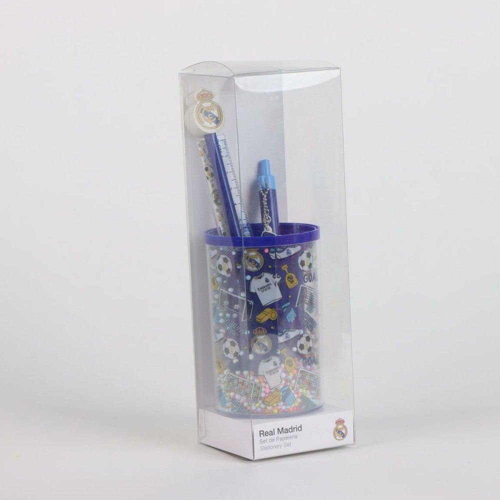 Stationery Set Real Madrid C.F. Multicolour 4 Pieces
