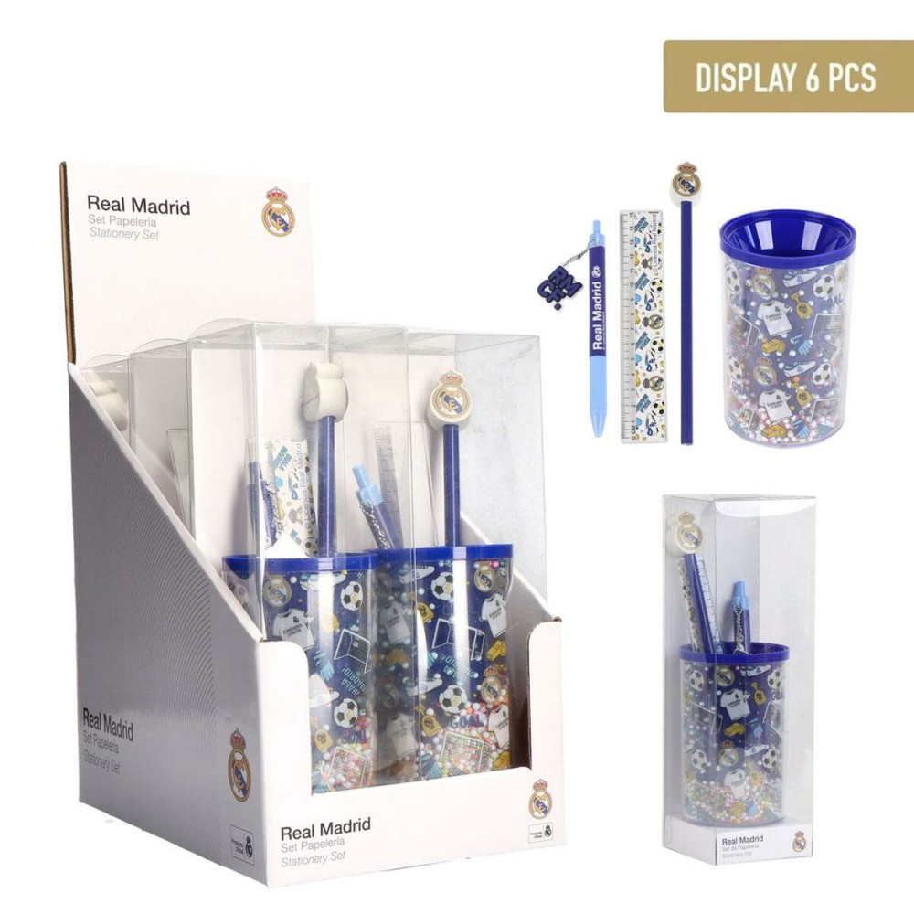 Stationery Set Real Madrid C.F. Multicolour 4 Pieces