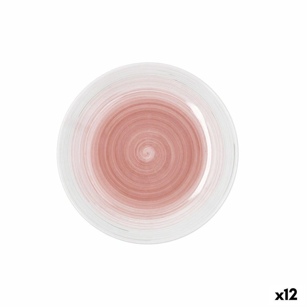 Dessertteller Quid Velvet Rosa aus Keramik Ø 19 cm (12 Stück)