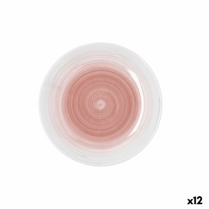 Dessertteller Quid Velvet Rosa aus Keramik Ø 19 cm (12 Stück)