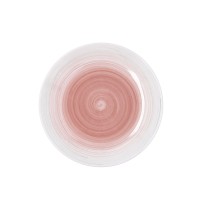 Dessert dish Quid Velvet Pink Ceramic Ø 19 cm (12 Units)