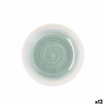 Dessertteller Quid Velvet Gelb aus Keramik Ø 19 cm (12 Stück)