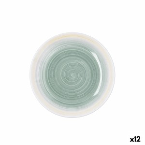 Dessertteller Quid Velvet Gelb aus Keramik Ø 19 cm (12 Stück)