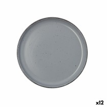 Dessertteller Quid Duna Grau aus Keramik 20 x 2,5 cm (12 Stück)