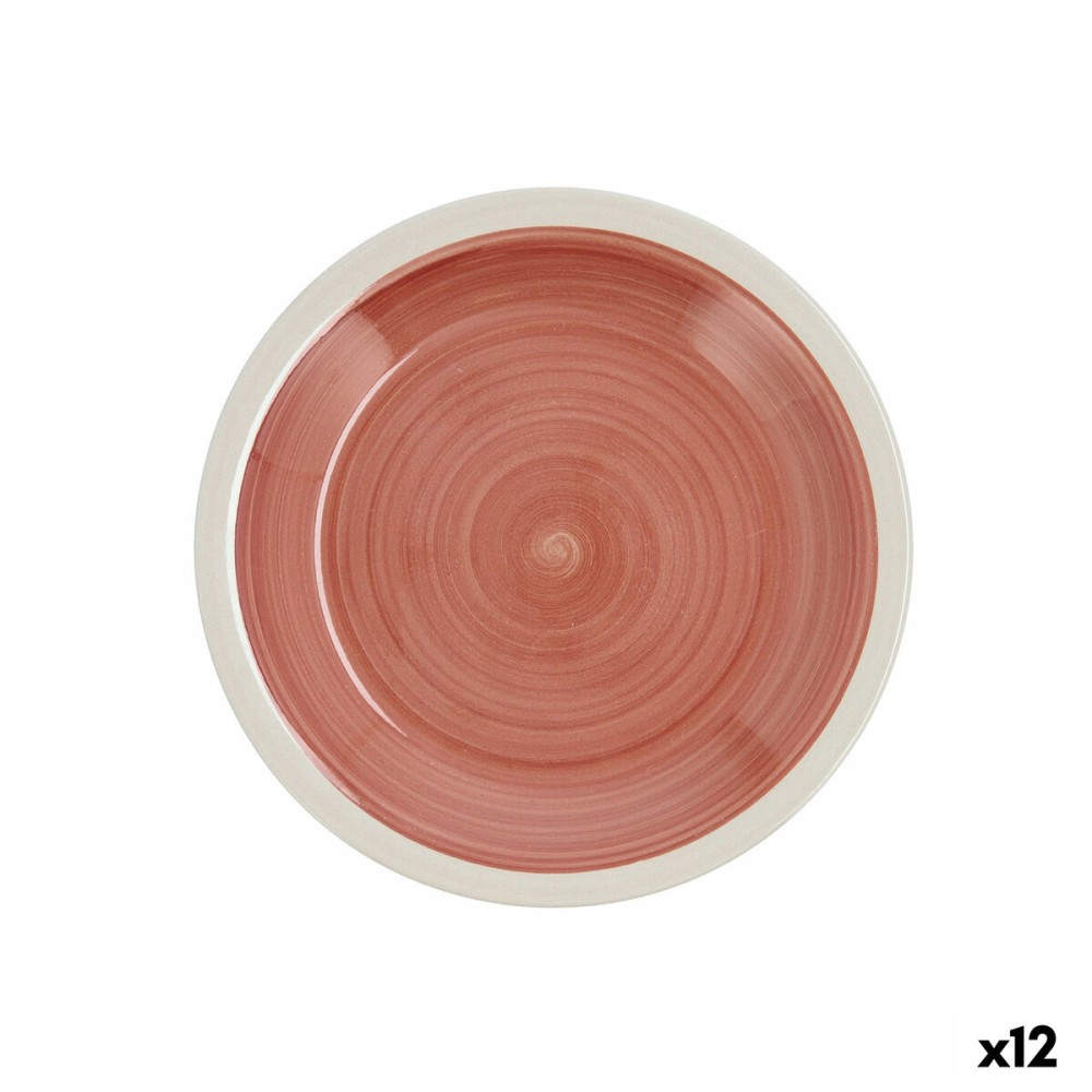 Dessertteller Quid Calypso Terrakotta aus Keramik Ø 19 cm (12 Stück)