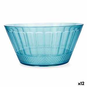 Salatschüssel Quid Gaia türkis Kunststoff Ø 25 cm (12 Stück)