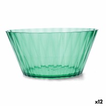 Salatschüssel Quid Iris grün Kunststoff Ø 25 cm (12 Stück)