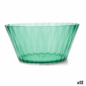 Salatschüssel Quid Iris grün Kunststoff Ø 25 cm (12 Stück)